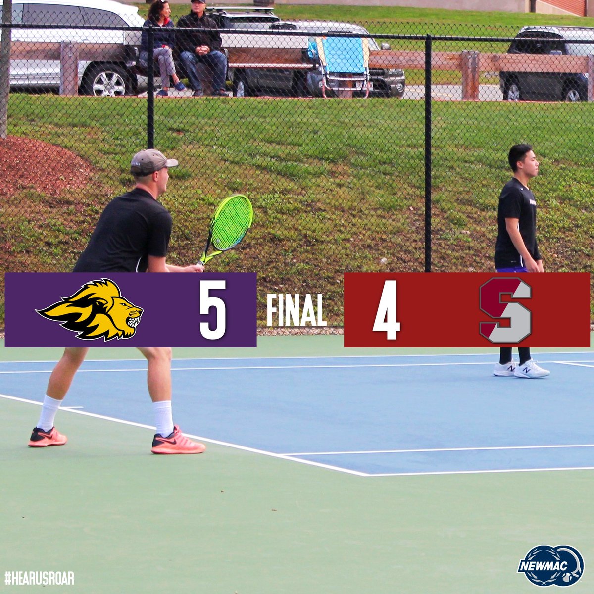 Memorable Moments #⃣6⃣: A doubles sweep and two singles victories for freshman Maximo Lawlor and senior Dan Okin clinched <a href="/TennisEmerson/">EmersonTennis</a> its first program NEWMAC victory over Springfield, 5-4 🎾

emersonlions.com/general/2018-1…

#HearUsRoar 🦁
