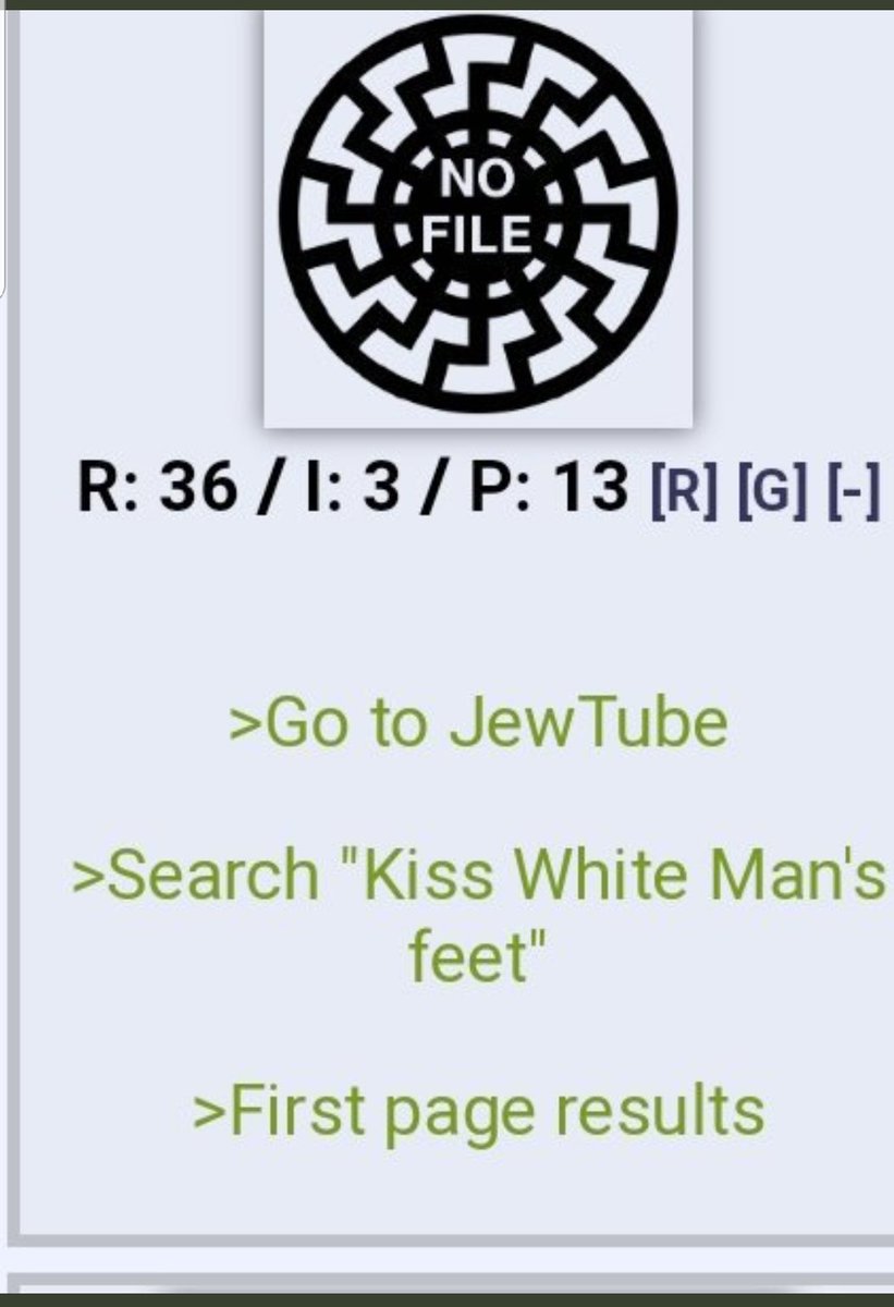 Going back to rune/rune-like symbols, Capital-N Nazis (the originals and the spin-offs) love their sonnenrad.So much so that they made it the "image not found" default pic on 8chan's /pol/.