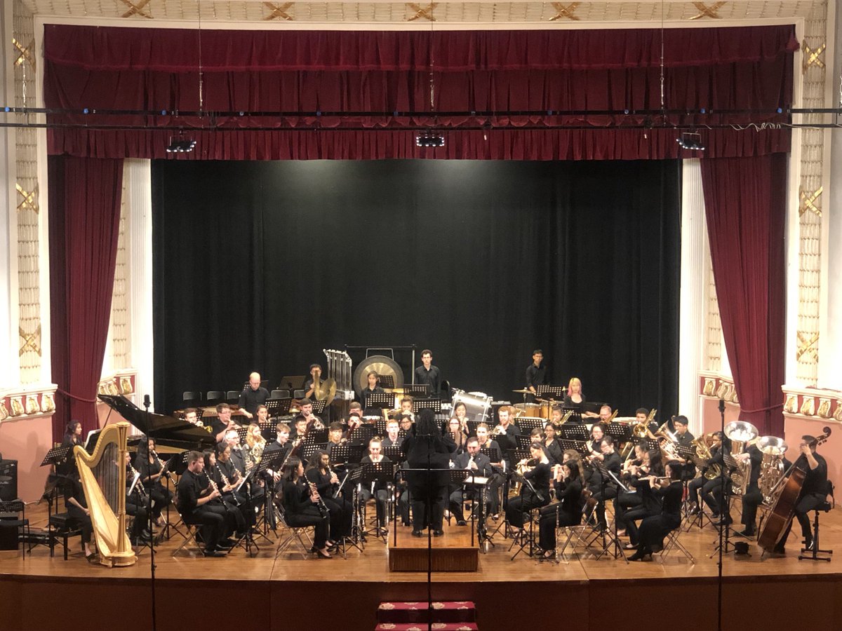 WASBE1's tweet photo. The Toronto Youth Wind Orchestra with Colin Clarke performing live at the WASBE World Conference in Buñol, Spain.
#wasbe #wasbeconference #wasbebunol #wasbe2019 #bunol #bunol2019 https://t.co/rov54OJikM