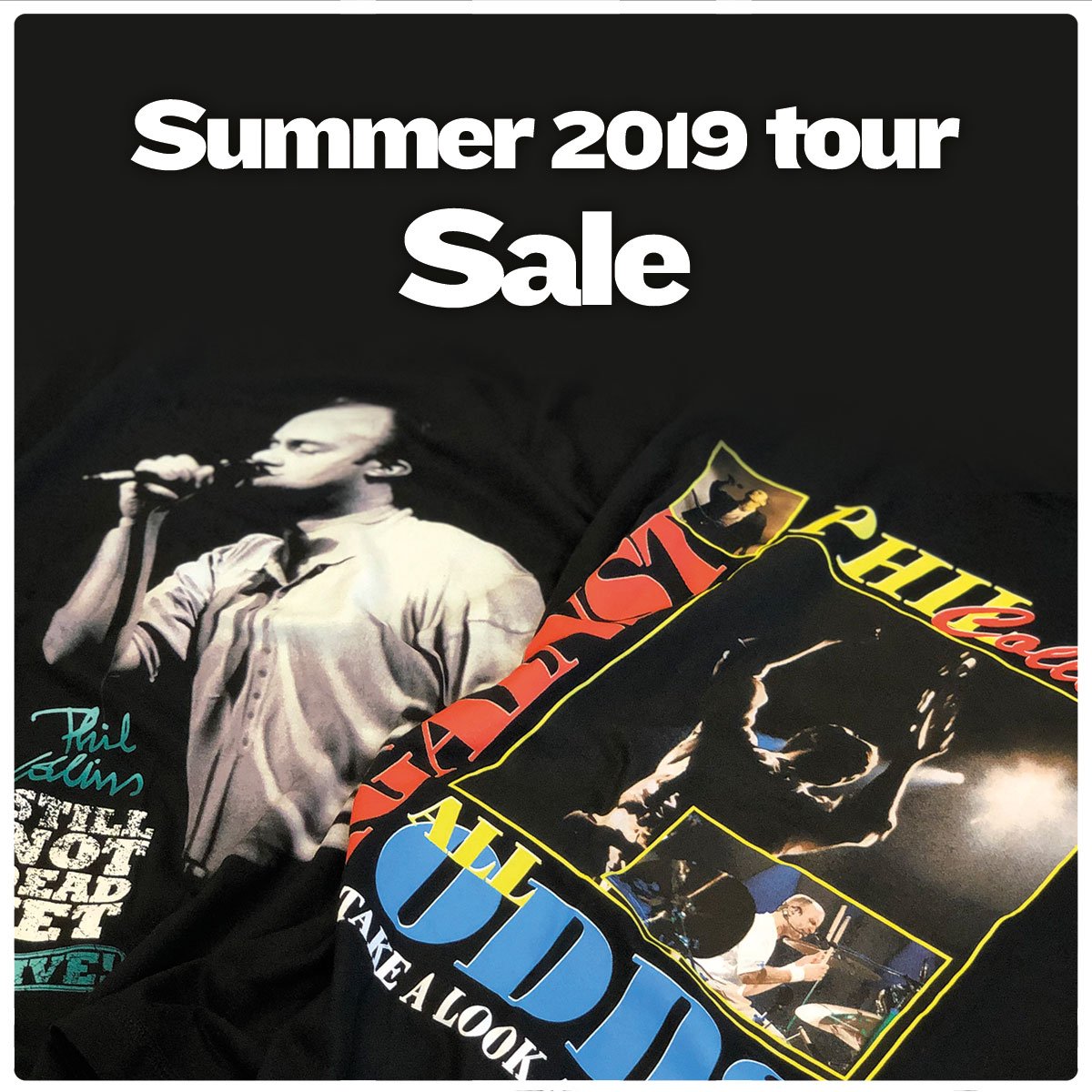 Grab some Official Phil Collins Merchandise in the Summer 2019 Tour Sale - Sticks &amp; Skins Bundles are now available at philcollins.shopfirebrand.com 🥁😍