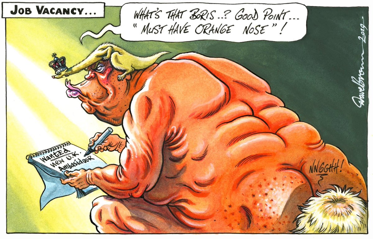 Political Cartoon On Twitter Dave Brown On Trump Boris Johnson Borisjohnson Ukambassador Kimdarroch Specialrelationship Political Cartoon Gallery In London Https T Co Depctdnxf6 Https T Co Xt0acivtaz
