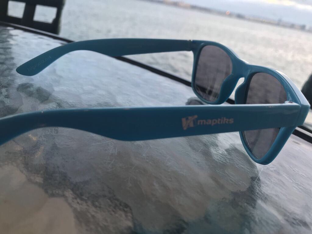 Swing by our booth and at the #ESRIUC2019 today and grab a pair of sun glasses. Learn a bit about web map analytics