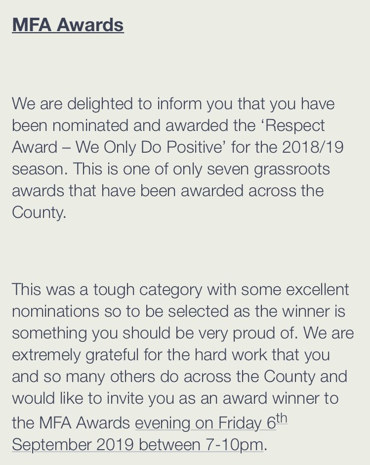 OmoniaYouthFC's tweet photo. WOW! Thank you @middxfa We are very proud and honoured. And we will be there! ☘️⚽️💚
#RespectAward #WeOnlyDoPositive #Proud
@Parikiaki @NikePartner @PIAFGLtd @ACOmoniaNicosia @kickitout @CyprusFA @Omonoianews https://t.co/mpXVOlwLNv