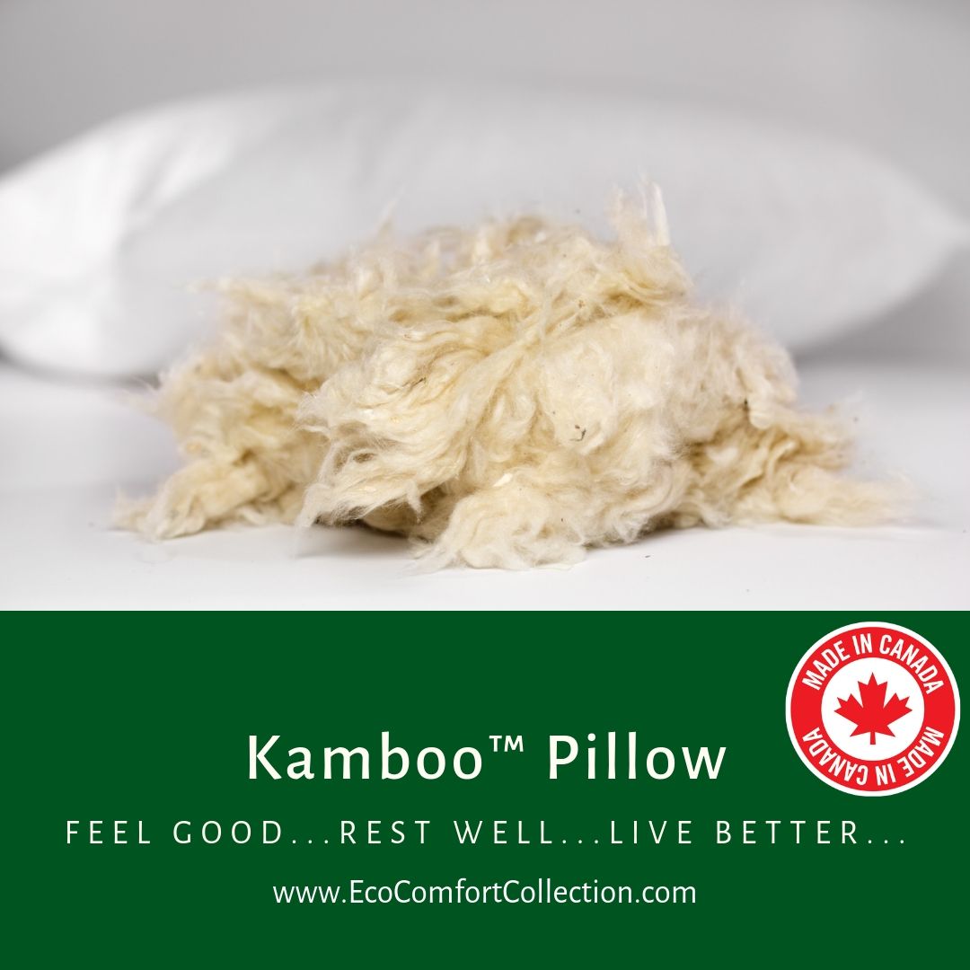 Our #Kamboo™ pillows is a blend of a #bamboo pillow and a #kapok pillow to give you the best organic down alternative #sleep! 

It’s a #pillow with many options. It is waterproof, hypoallergenic, antibacterial, anti-dustmites, thermo-regulating and customizable!