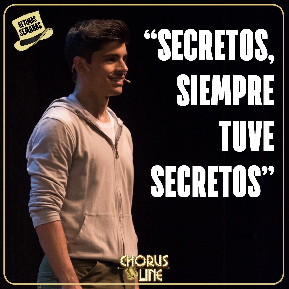 ¡¡ULTIMAS SEMANAS!!
Paul tiene secretos, y te los cuenta todos en #ChorusLineArg 🎩✨

HOY te esperamos a las 20hs en el @TeatroMetSura

Comprá tus entradas con un 2x1 ingresando en bit.ly/CHORUSPROMO