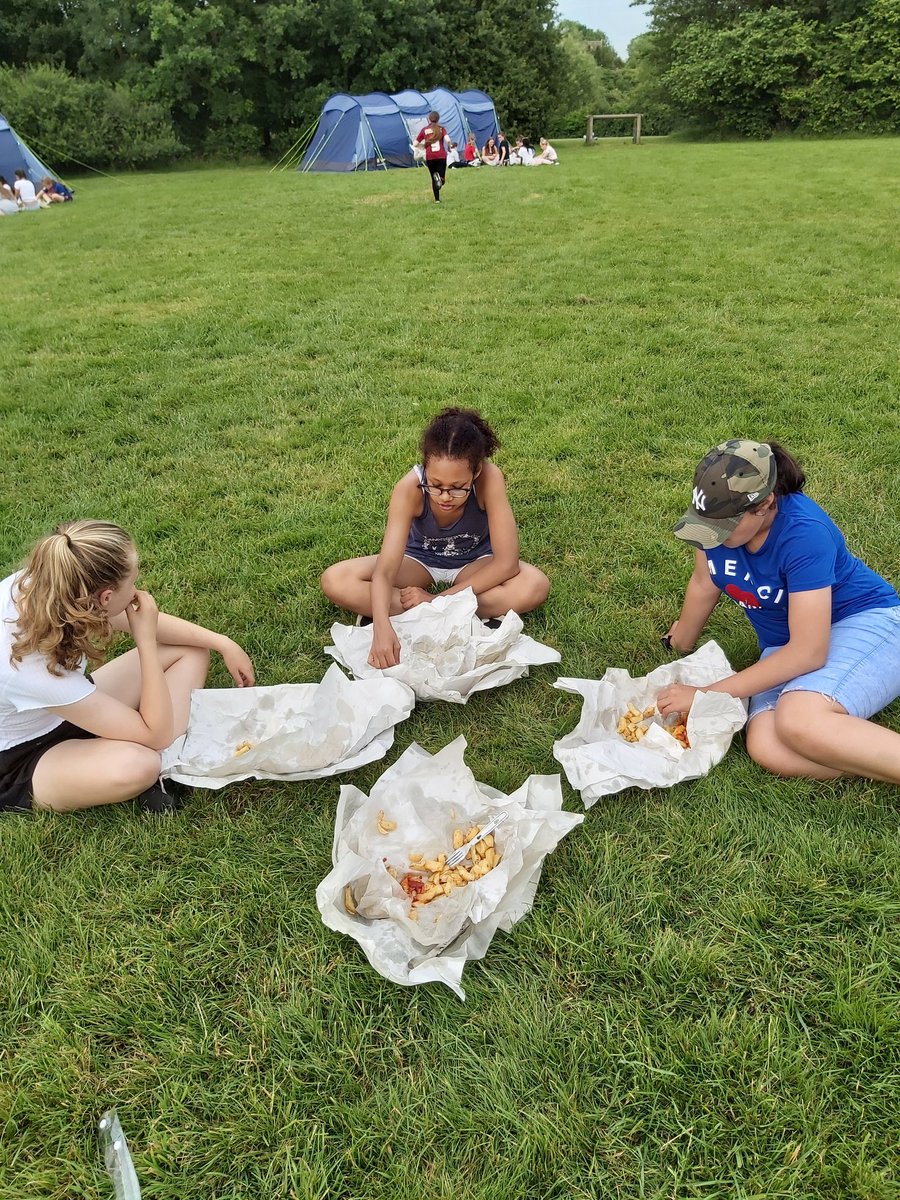 WCADofE's tweet photo. Big camp chip supper yum yum https://t.co/4nZtLImTEl