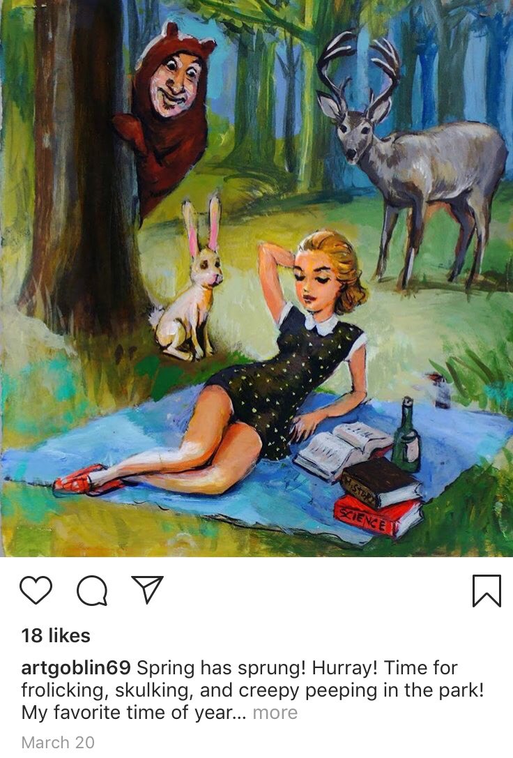 ...of symbolism in the art and photographs. Red shoes, butterflies, owls, goats, etc. Panda is a disturbing term. (Look it up) If you zoom in, some things become more visible. WARNING: DISTURBING IMAGES!