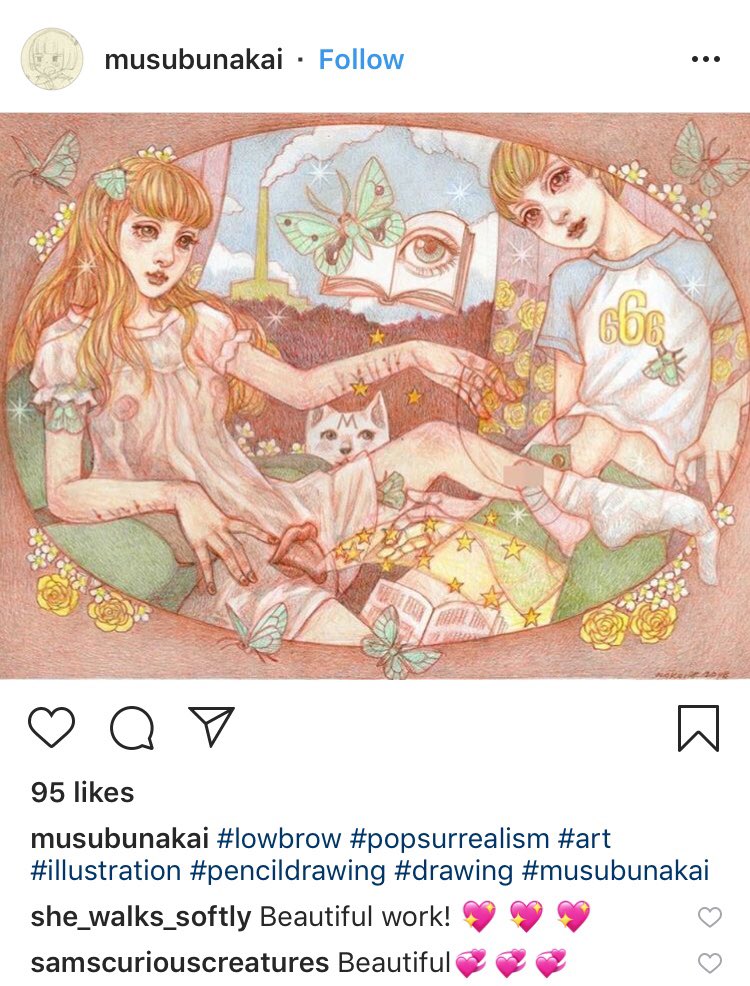 ...of symbolism in the art and photographs. Red shoes, butterflies, owls, goats, etc. Panda is a disturbing term. (Look it up) If you zoom in, some things become more visible. WARNING: DISTURBING IMAGES!