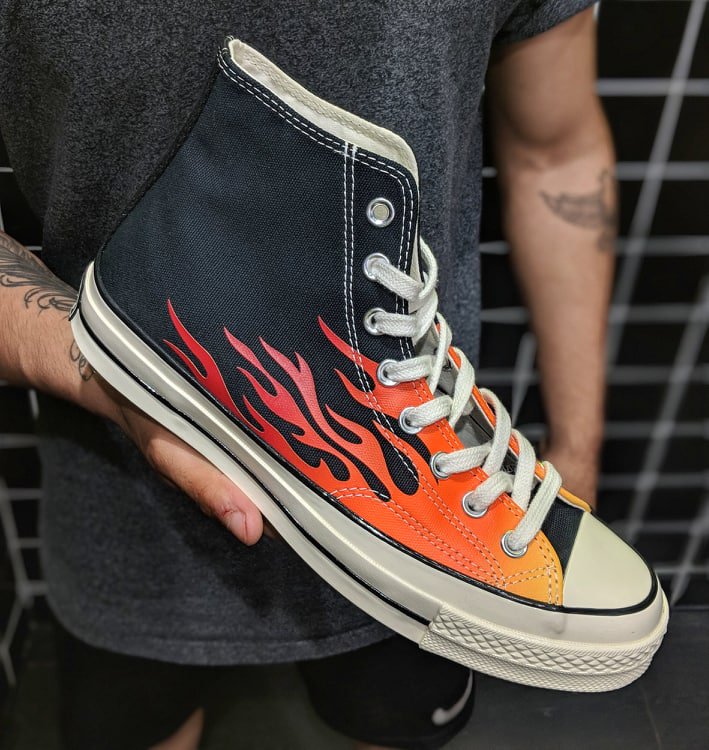 converse 70s flame