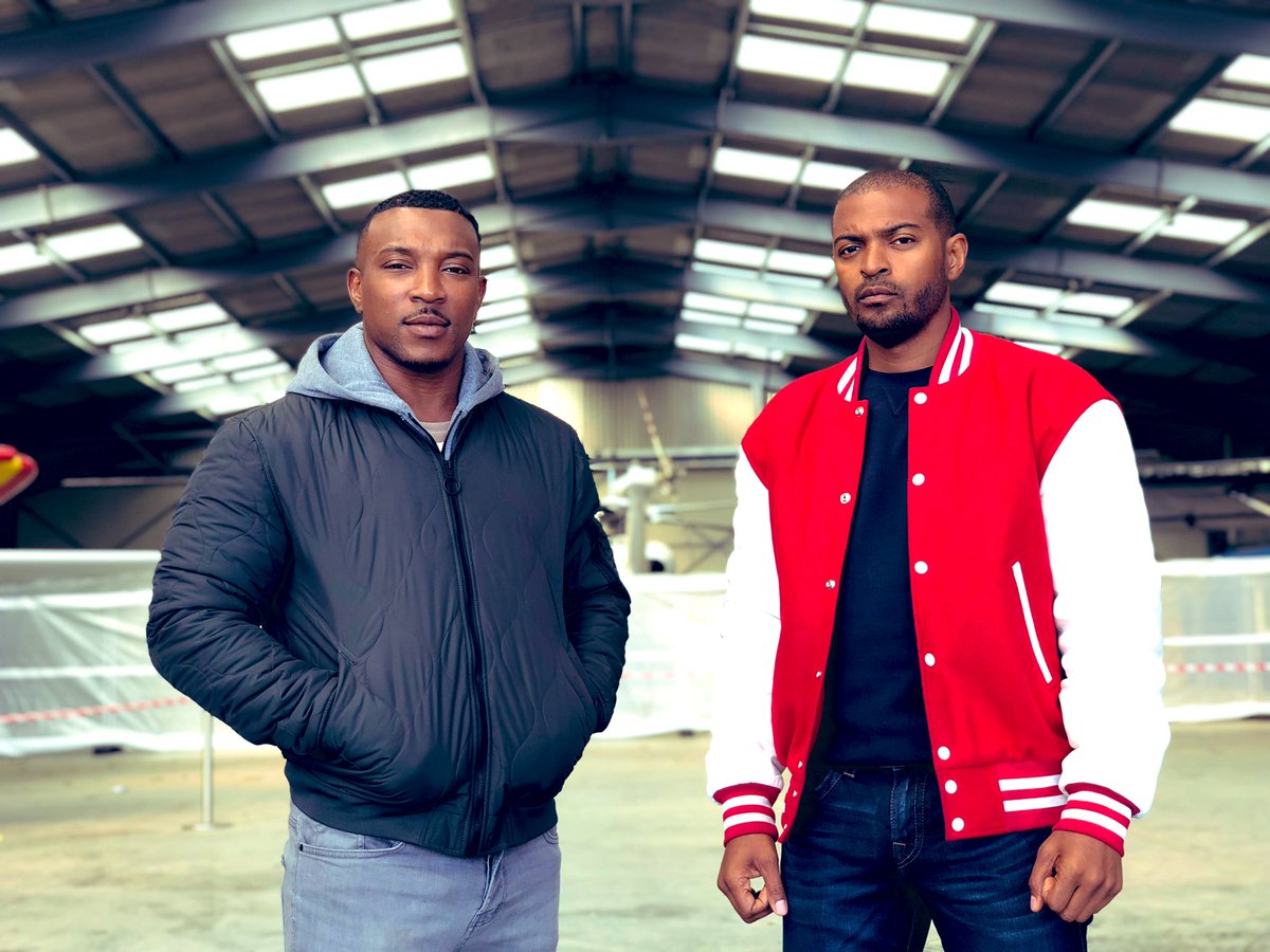 NoelClarke's tweet photo. Those guys again:
#BULLETPROOF 

@AshleyWalters82 https://t.co/8bQLD4DSPZ