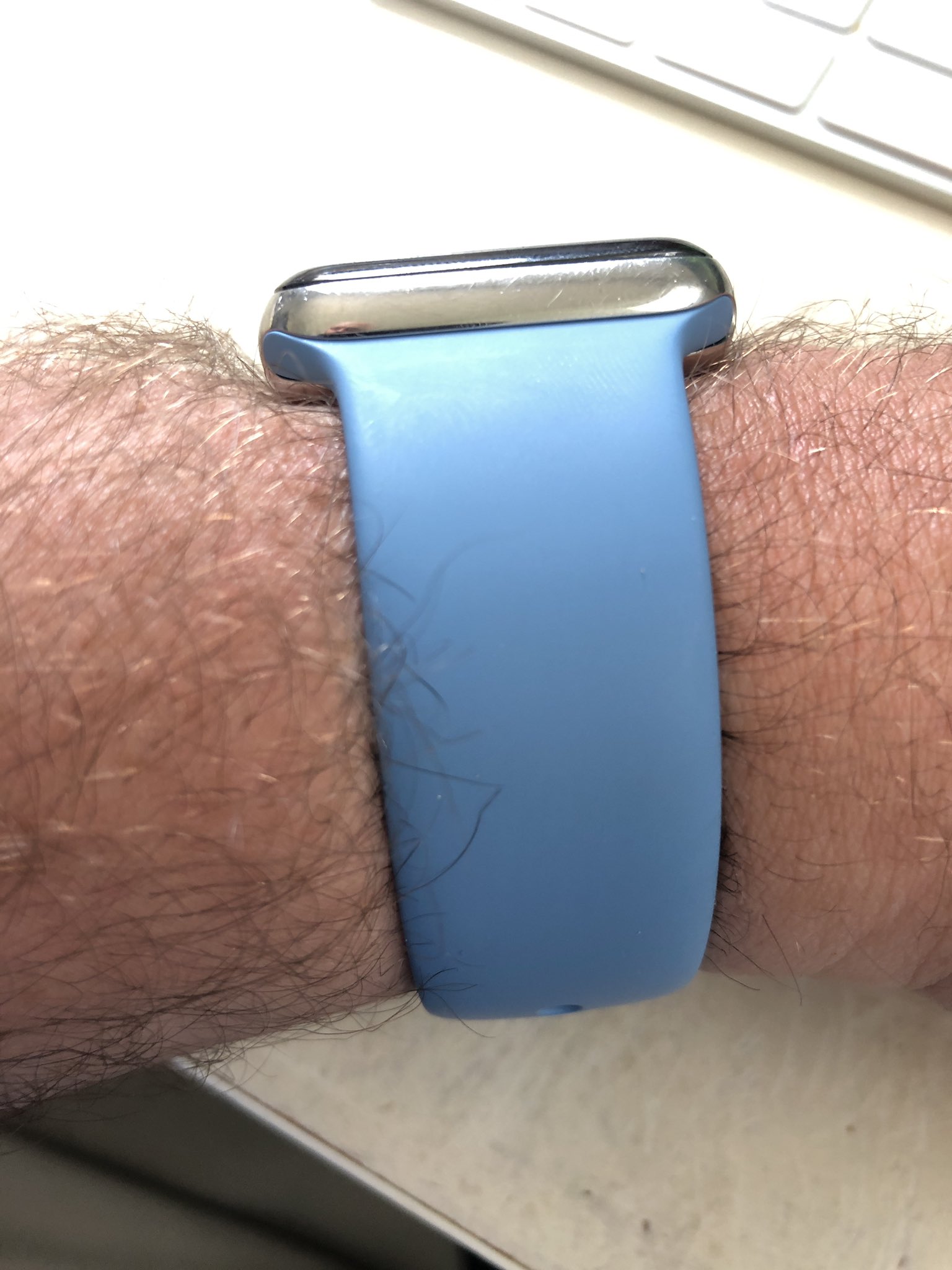 Apple watch store cornflower sport band