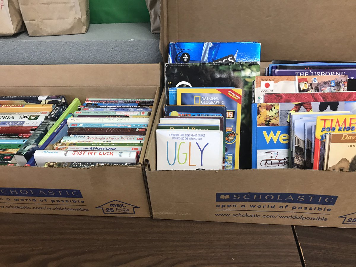 KISDreads's tweet photo. No Bus, No Problem! The Silver Bullet is delivering books today @cstorehouse . Thanks @DianaColby https://t.co/aeLnpTd1iV