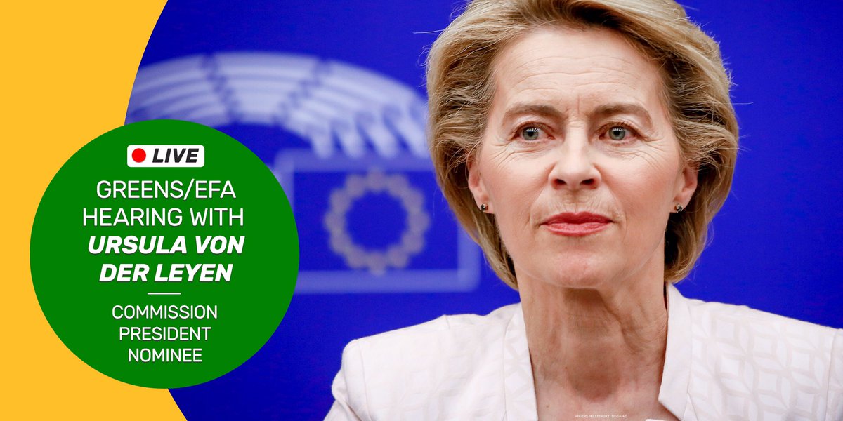 Entscheidung der Grünen Fraktion! Wir werden gegen @vonderleyen stimmen. Beim Klimaschutz ohne Ambition und bei der Rechtsstaatlichkeit in Polen, Ungarn, Malta unklar. Vage Antworten statt europäischer Handlungswillen. Europa braucht eine stärkere, klarere Kommissionspräsidentin!