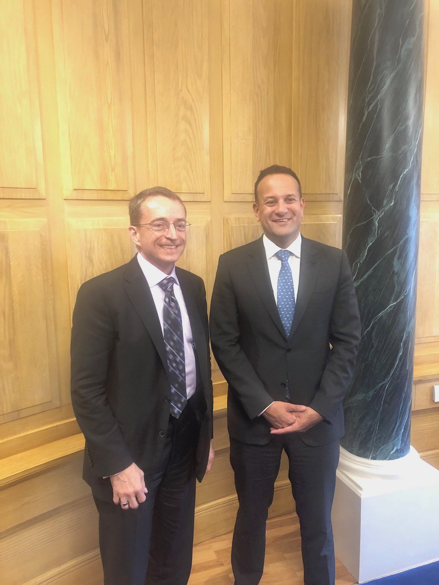 It was an honor to meet <a href="/LeoVaradkar/">Leo Varadkar</a>, Taoiseach and TD for Dublin West. We’ve built an amazing #VMware community in Ireland and look forward to working with our Irish government partners in the future. Thanks to our EMEA partners and VMware team for a warm welcome.