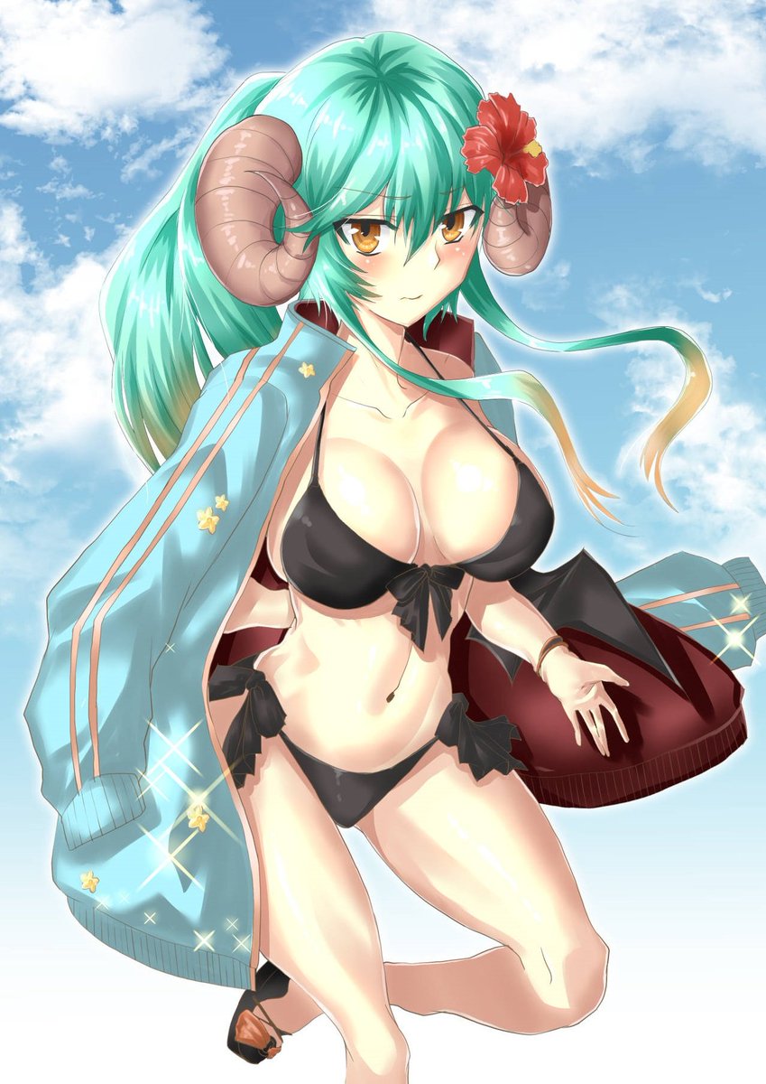 水着ラピス様
愛と願いを込めて・・・。

#アイギスお絵かき 