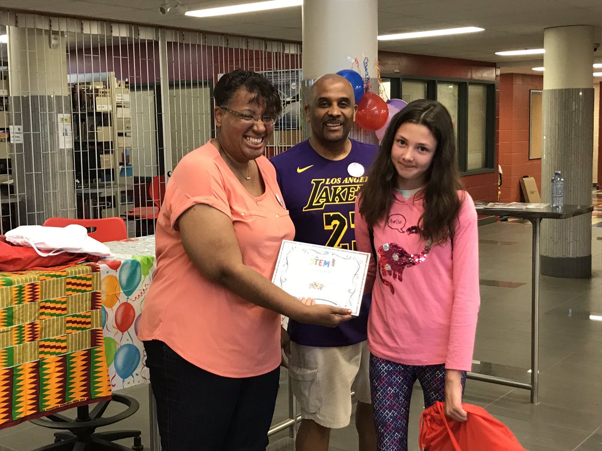 AnnapolisEast's tweet photo. STEM camp participants from AEES!!!  Congratulations!! https://t.co/HcLId2cYvO