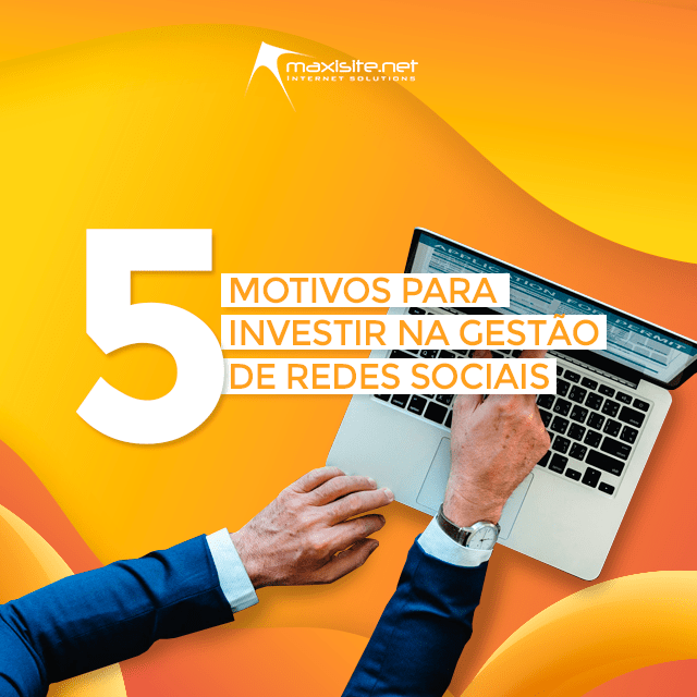 Maxisite's tweet photo. 5 MOTIVOS PARA INVESTIR NA GESTÃO DE REDES SOCIAIS https://t.co/gvViJEF2mH https://t.co/PERYtmthx5
