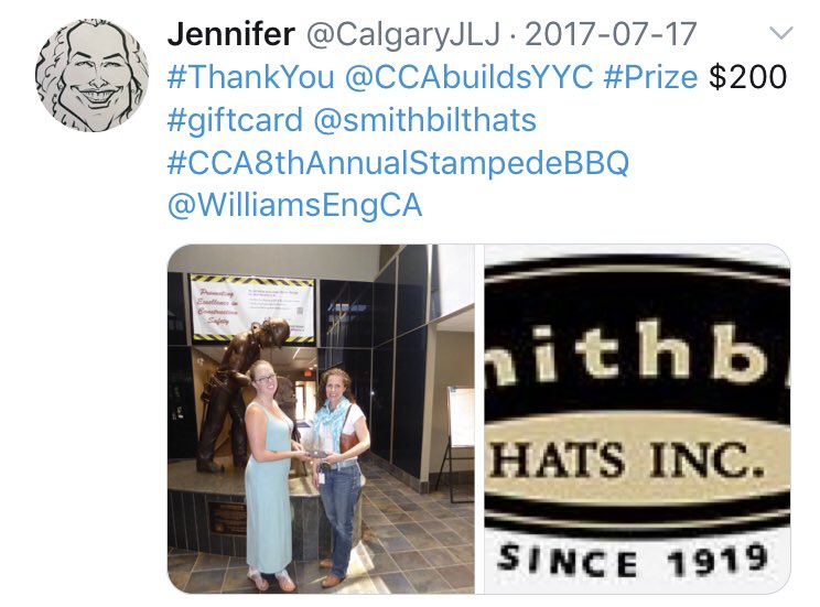 CalgaryJLJ's tweet photo. .@CCAbuildsYYC #ThankYou 4 .@smithbilthats Looking fwd to #BuckNBuild #Stampede2019 🤠! https://t.co/AYsedASEVO