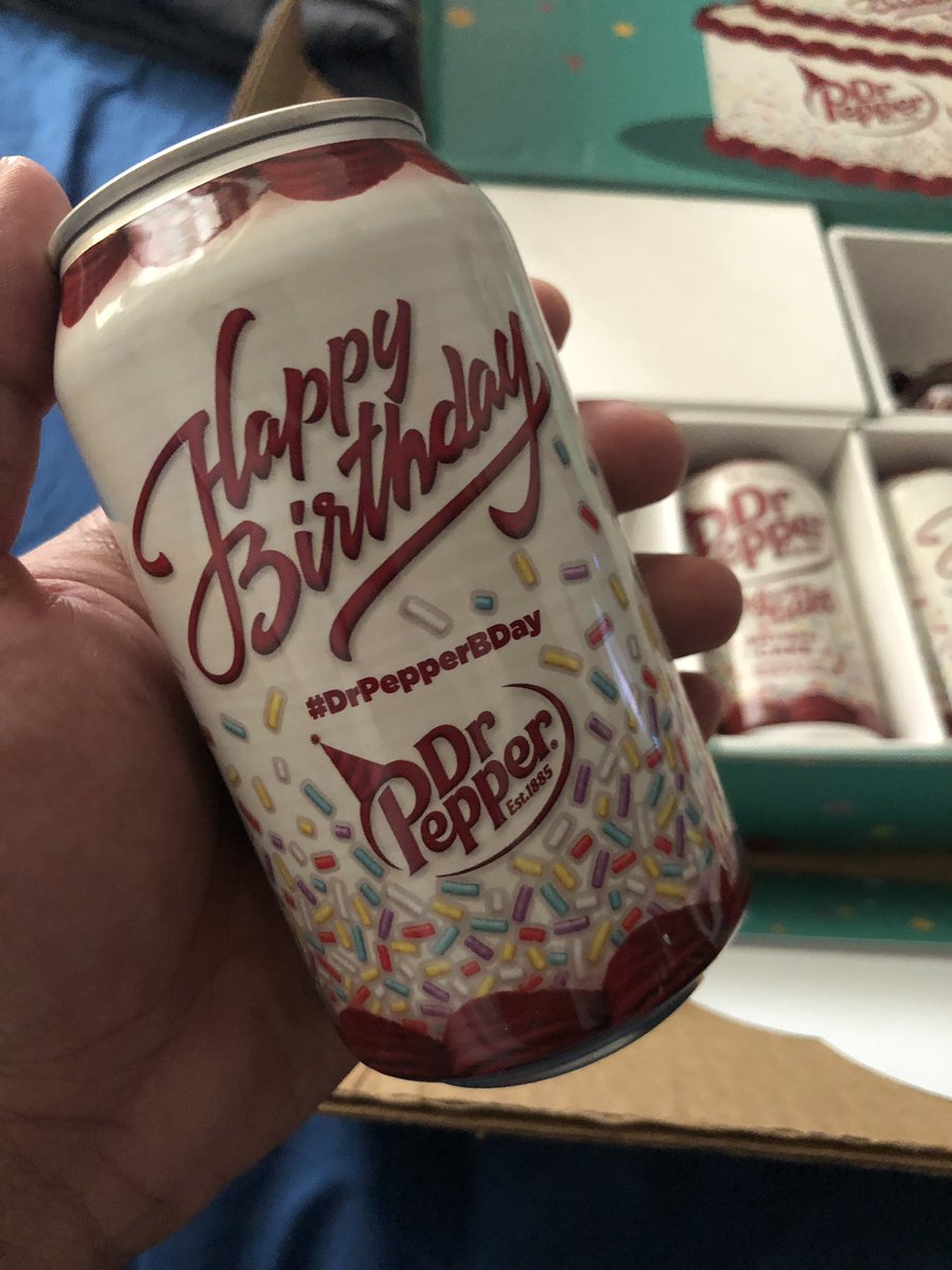 FollowValen's tweet photo. Thank youuu @drpepper #drpepperbday https://t.co/sLWkc0MRkD