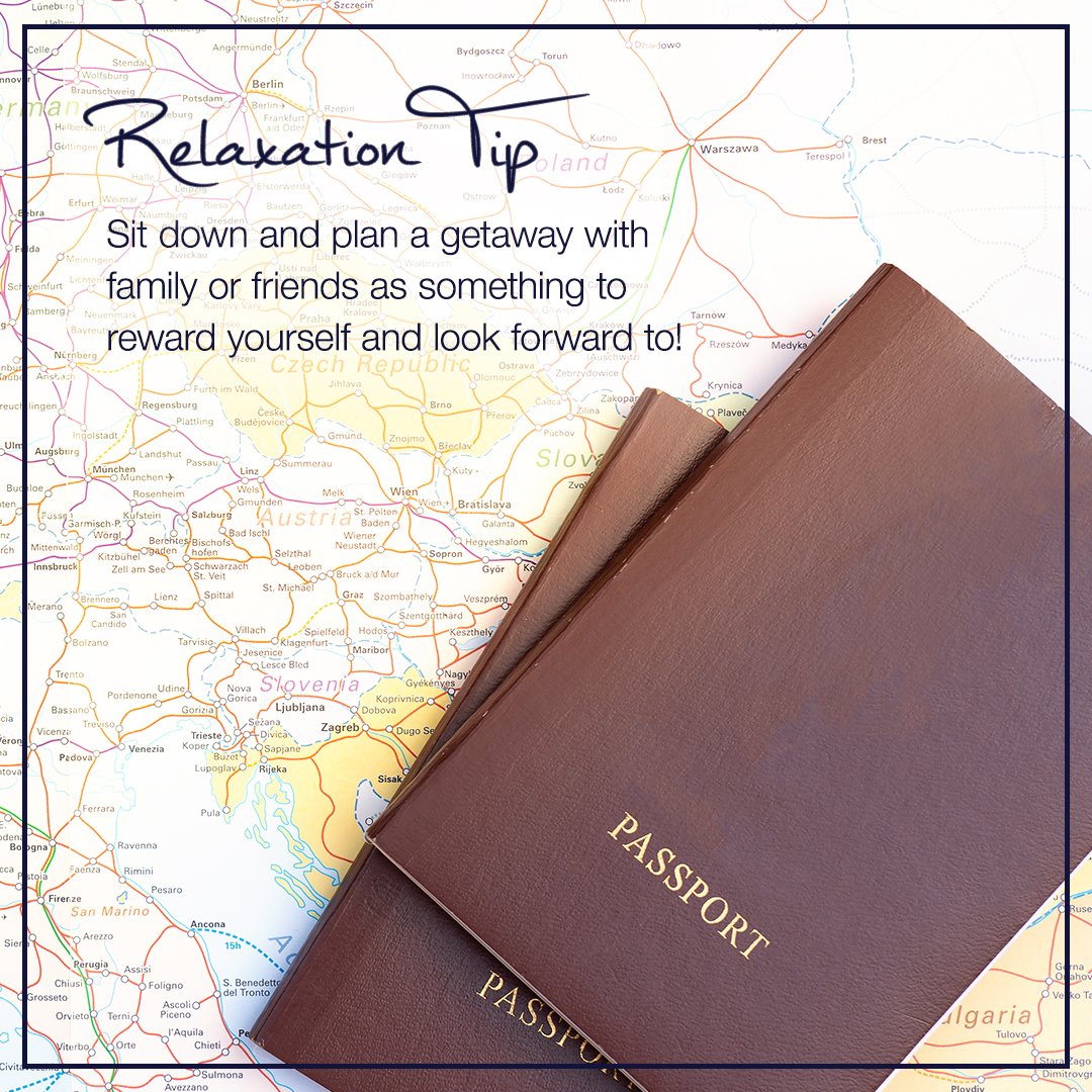 ArtVanPureSleep's tweet photo. Tell stress “bon voyage”! 👋 🌎 Check out this week’s relaxation tip! https://t.co/KVYfevgUDa