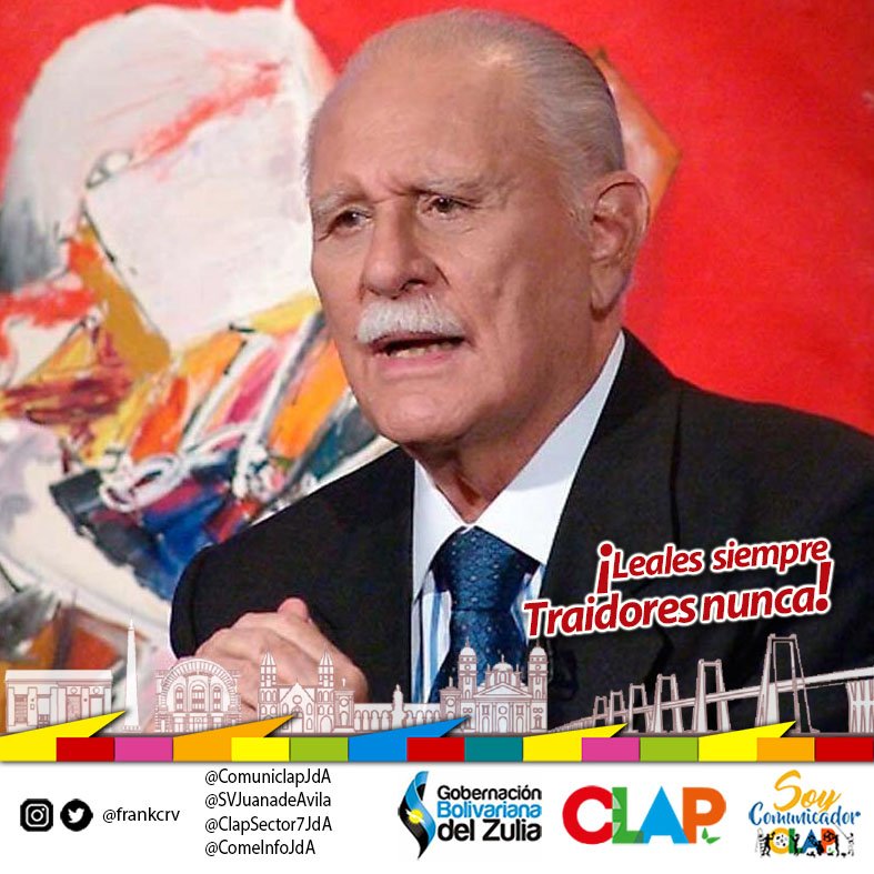 ComuniclapJdA's tweet photo. .@NicolasMaduro En nombre del pueblo venezolano envío un abrazo lleno de cariño y reconocimiento por tanta entrega a nuestro camarada, José Vicente Rangel. Son años de lucha y lealtad con la Patria de Bolívar y Chávez. ¡Gracias por tanto maestro! ¡Feliz cumpleaños! https://t.co/lquHxS4nfi