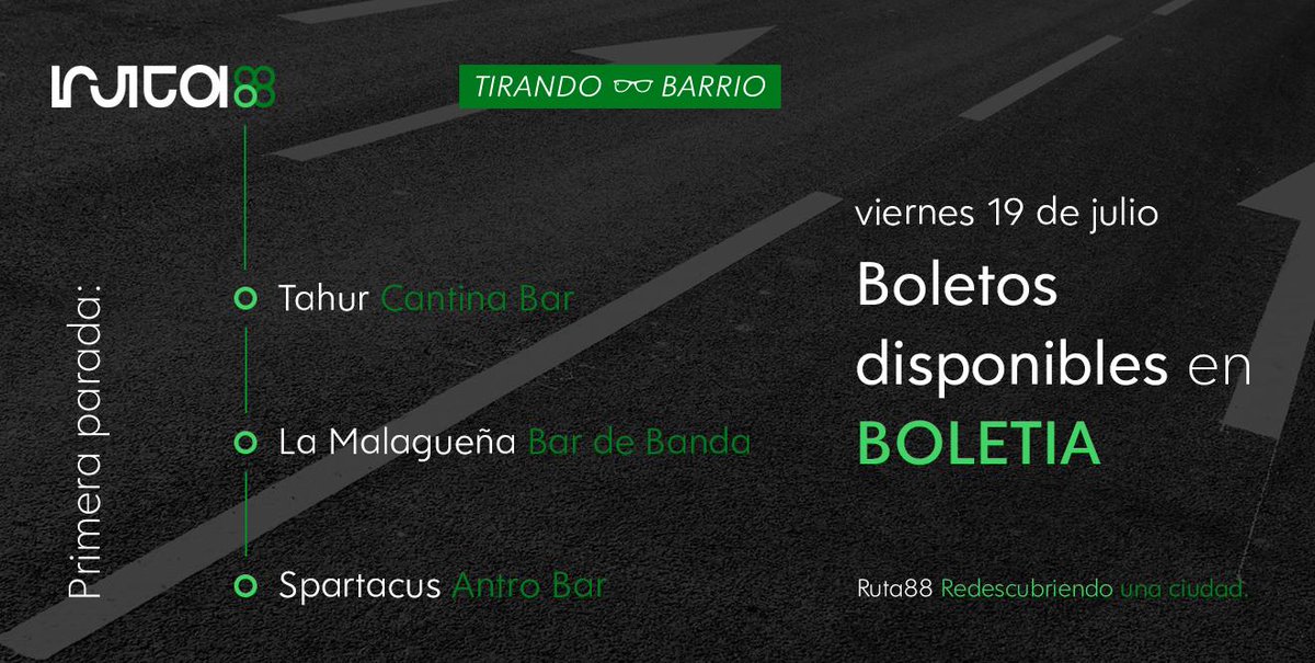 rutaqueer's tweet photo. #TirandoBarrio con Ruta 88, es nuestro tour inaugural. Se trata de un proyecto que rompe con el estereotipo de diversión LGBTTTI+ pues se aleja del glamour para enfocarse en visitar lugares emblemáticos que prometen una experiencia inigualable.

🎟👉 https://t.co/NYJQzX4pTL https://t.co/CWFOz7315q