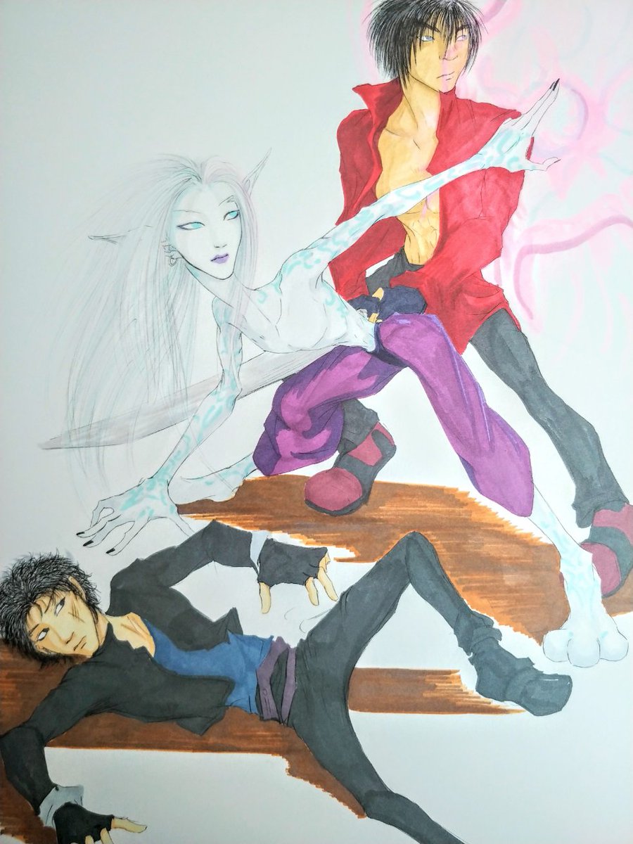 LSzeged's tweet photo. I'm Lo, and I'm an aspiring #writer and (character) #artist , non-digital, I'm best at portrait style pictures in semi-realistic style. But I'm cartoon influenced too.
#PortfolioDay https://t.co/QunhEgU0Ue