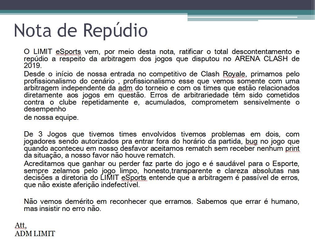LimiT eSports 🇧🇷 tweet media