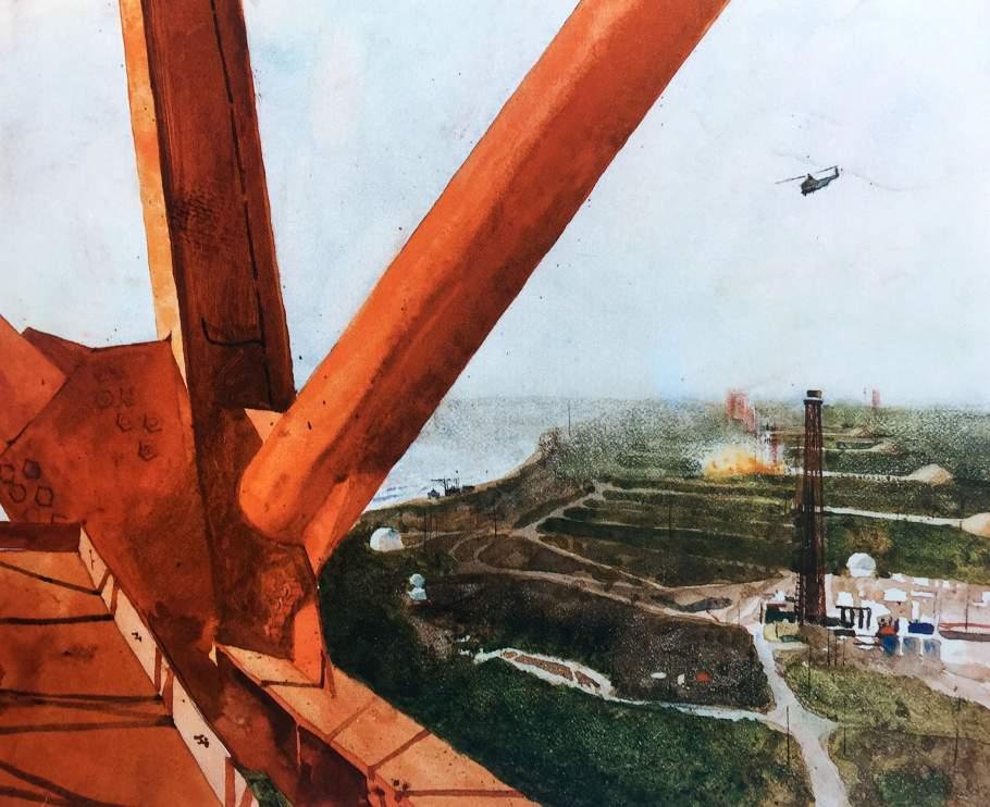 ASANspace's tweet photo. Fantastic story about the art program NASA created at the end of the Mercury program. 

It involved 8 artists invited by the agency to document early spaceflight:

https://t.co/0HInTywZ9c https://t.co/F3WKbV8CiD