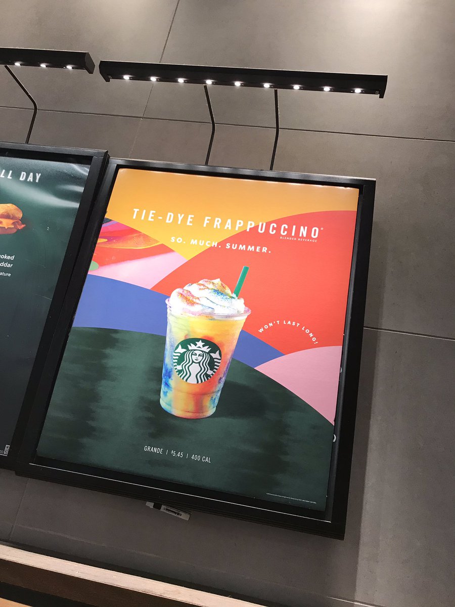 PriscillaSomarr's tweet photo. Check out our new drink, Tie Dye Frappuccino for Starbucks at Target Near North. TL Marta is ready to serve you! @m_deyle @A_Leigh_ #worksomewhereyoulove #sparkdrink #fullofcolor #starbucks https://t.co/xTWv7jK8Hh