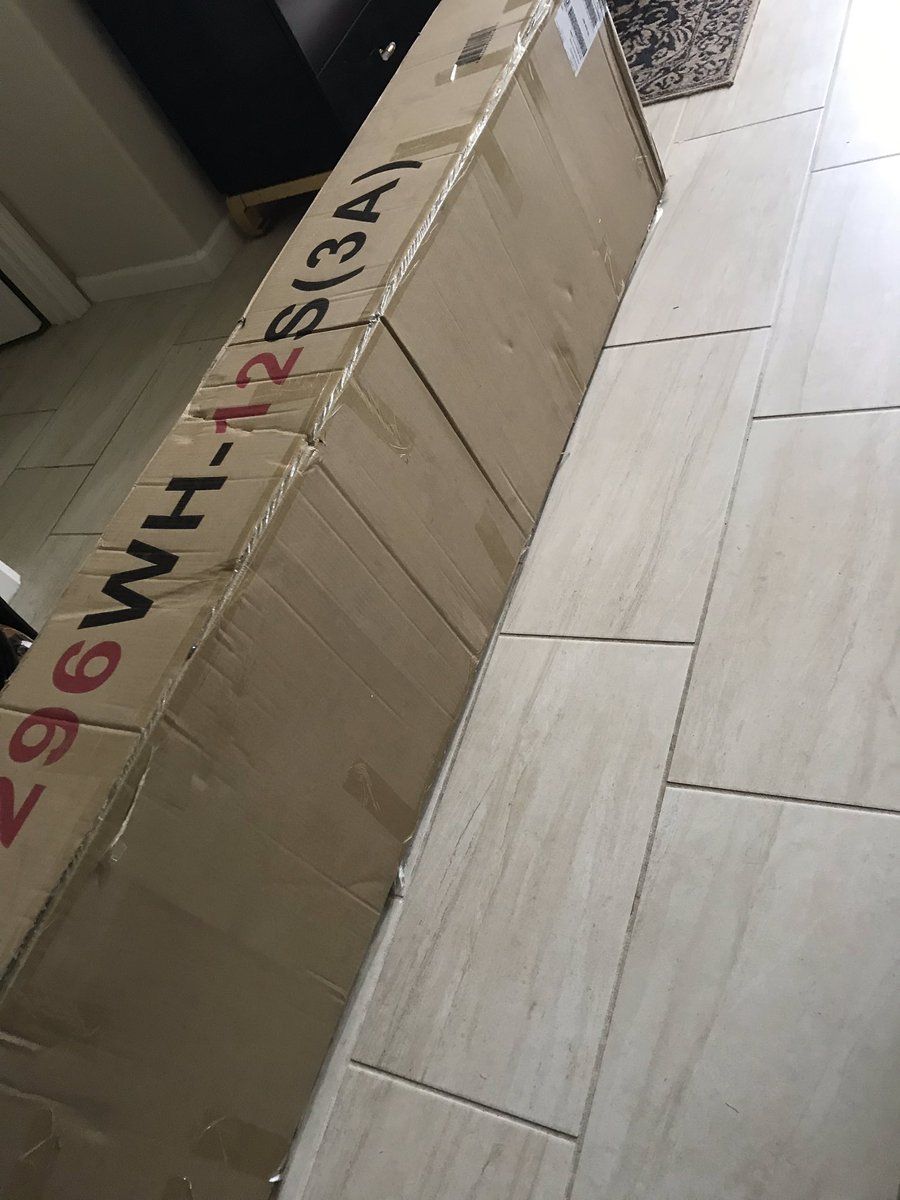siristone's tweet image. These two very heavy damaged boxes came to my door via @FedEx just a few minutes ago. I was waiting for them. No ring. No knock. How did I know they were there? My dogs informed me. I’m 5’5”, disabled and injured myself trying to move them inside. #NeverFedEx #BoycottFedEx