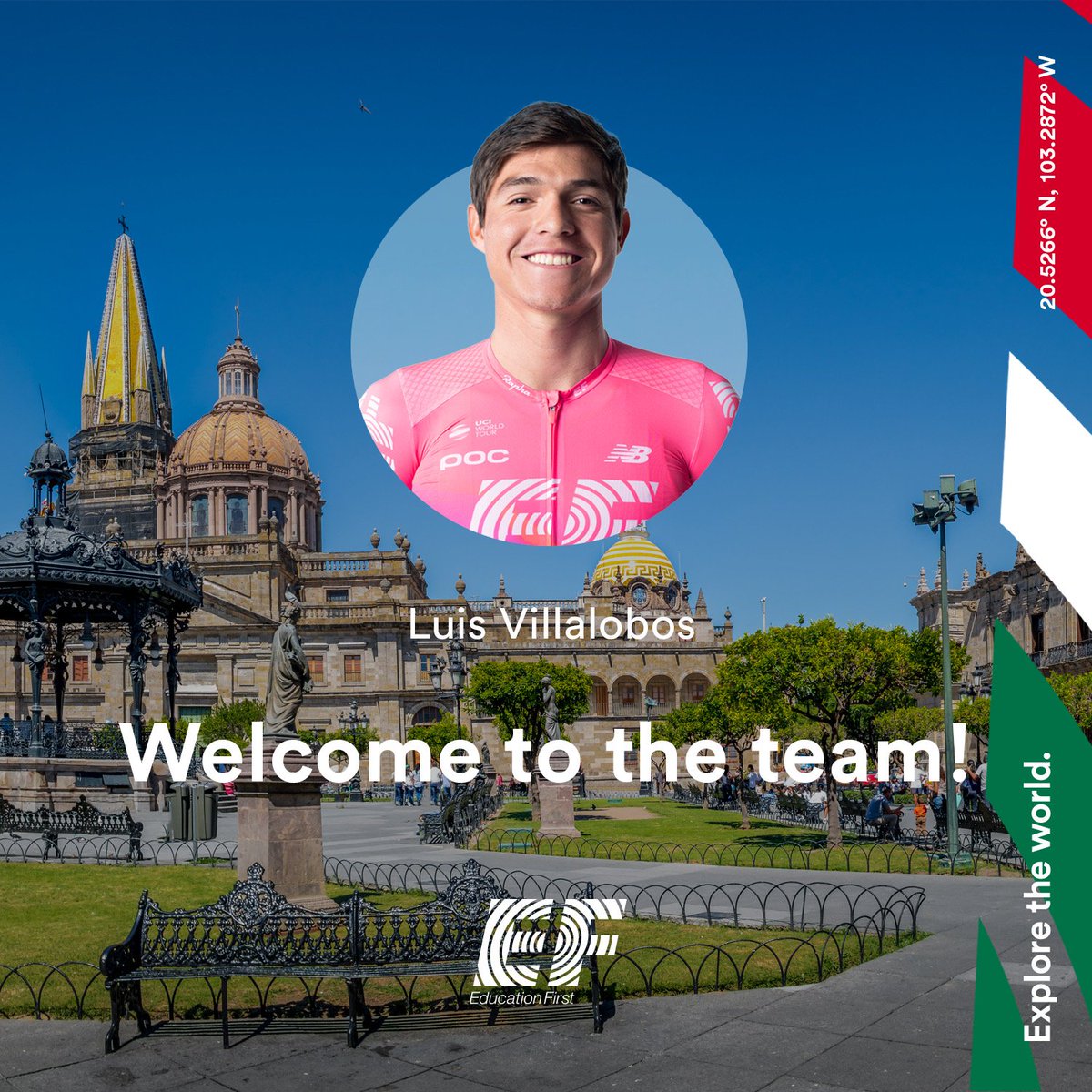 "I want to give everything I have to the team and I want to race with all my heart." - Mexican TT champ <a href="/WeroRicardo/">luis villalobos</a>. 

Join us in welcoming Luis to the #PinkArgyle family and Mexico 🇲🇽 to the WorldTour. 

Details: bit.ly/2LNTgF8