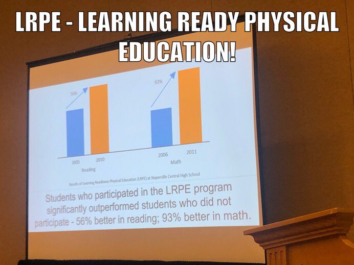 FcpsSupport's tweet photo. Get kiddos’ heart rates up and they’ll do better!  #getkidsmoving #engagement #innovativeschoolssummit #saynotoboredome https://t.co/aSgm5hf4Ae