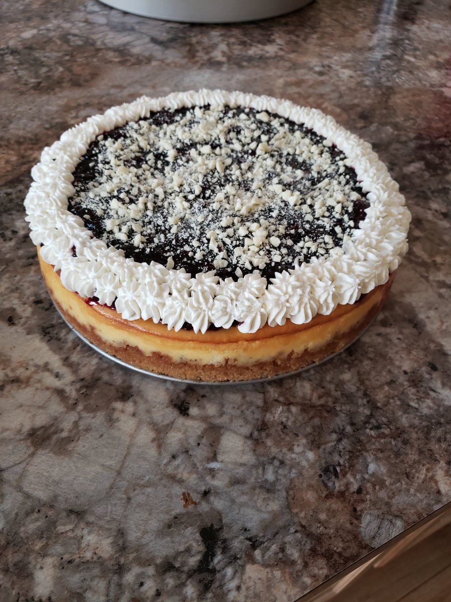 Working on some cheesecakes for a fundraiser for a friend. A true labor of love. ❤ Smores and White Chocolate Raspberry. 2 down, 2 to go.