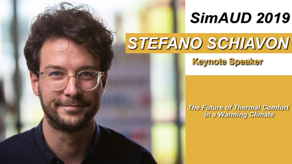 Watch the second #SimAUD2019 keynote video! by Stefano Schiavon, Associate Professor at @wursterlife and Associate Director of the Center for Environmental Design Research (CEDR). Please join us in #SimAUD2020 in Austrian Institute of Technology in Vienna!
youtu.be/244sRbBGvOQ