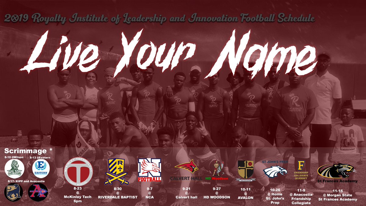 CoachC_Wade's tweet image. Everybody else said they want all the smoke... we went and found it
9 road games, 9 of the top teams in the area. Can’t wait to test our product against some of the top teams in the state. This is Royalty.

Royaltyinstitute.org

#LIVEYOURNAME