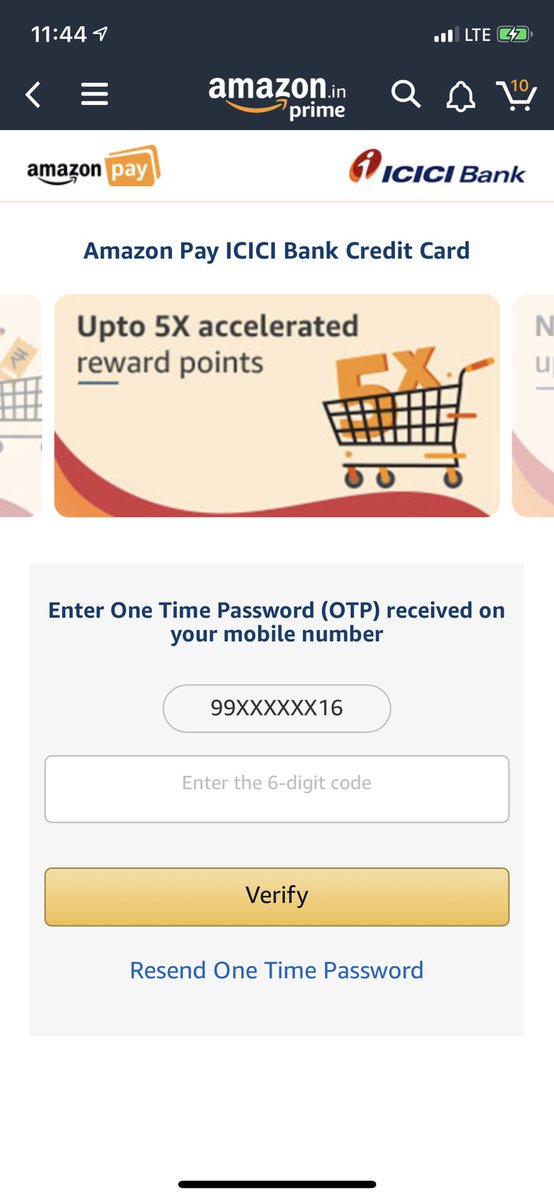 amazon one time password not received