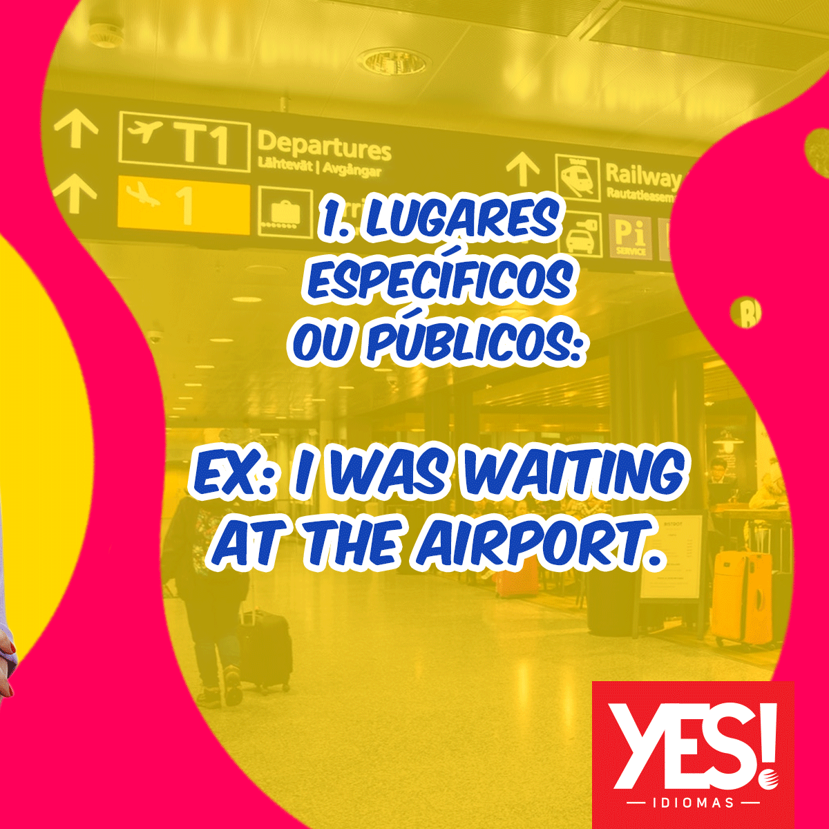 CanalYES's tweet photo. Para nunca mais esquecer quando usar a preposition “AT” 😉 https://t.co/A1fcNPXCW8