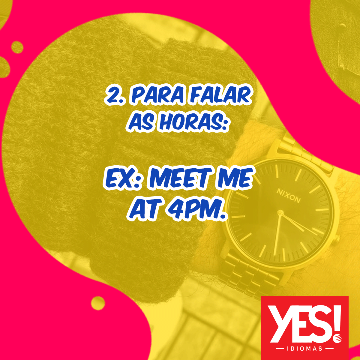 CanalYES's tweet photo. Para nunca mais esquecer quando usar a preposition “AT” 😉 https://t.co/A1fcNPXCW8