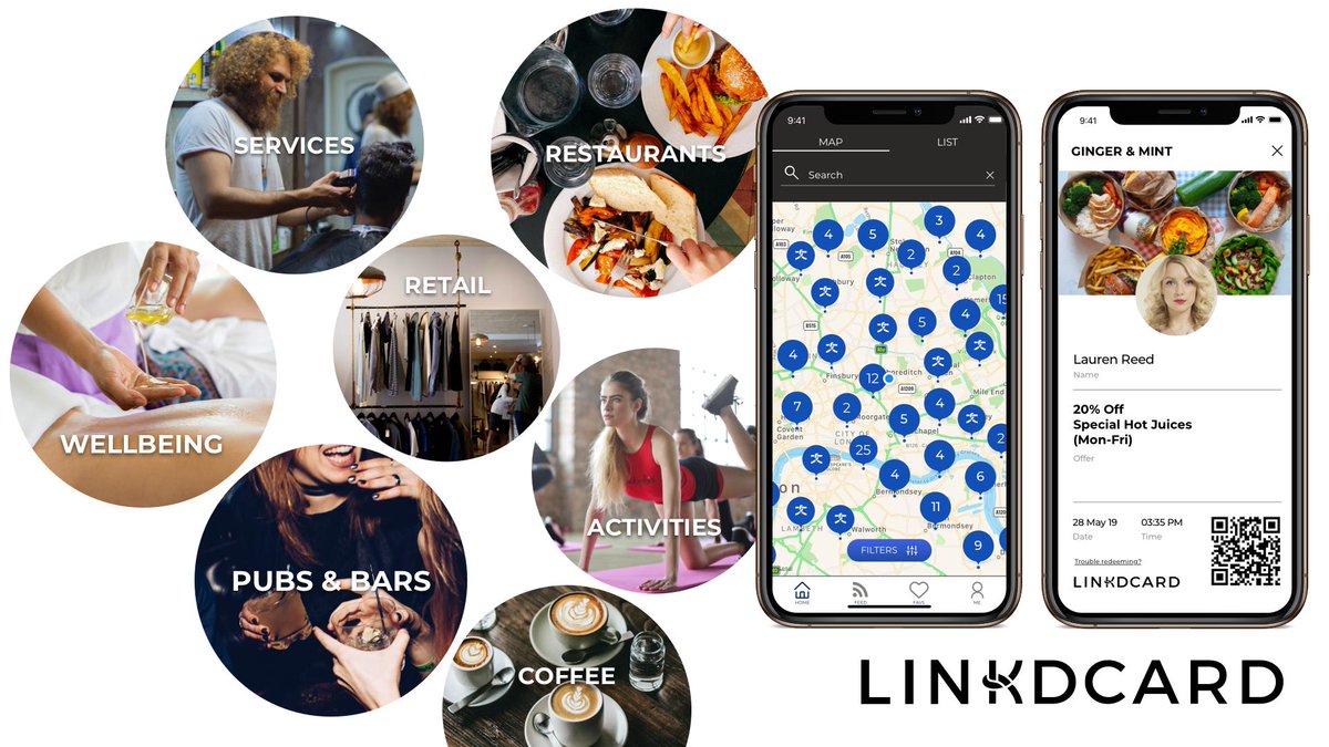 There are loyalty apps, discount apps and then there's LINKDCARD!

Access Exclusive Members' only Offers &amp; Perks

Download LINKDCARD FREE for iOS &amp; Android

linkdcard.com