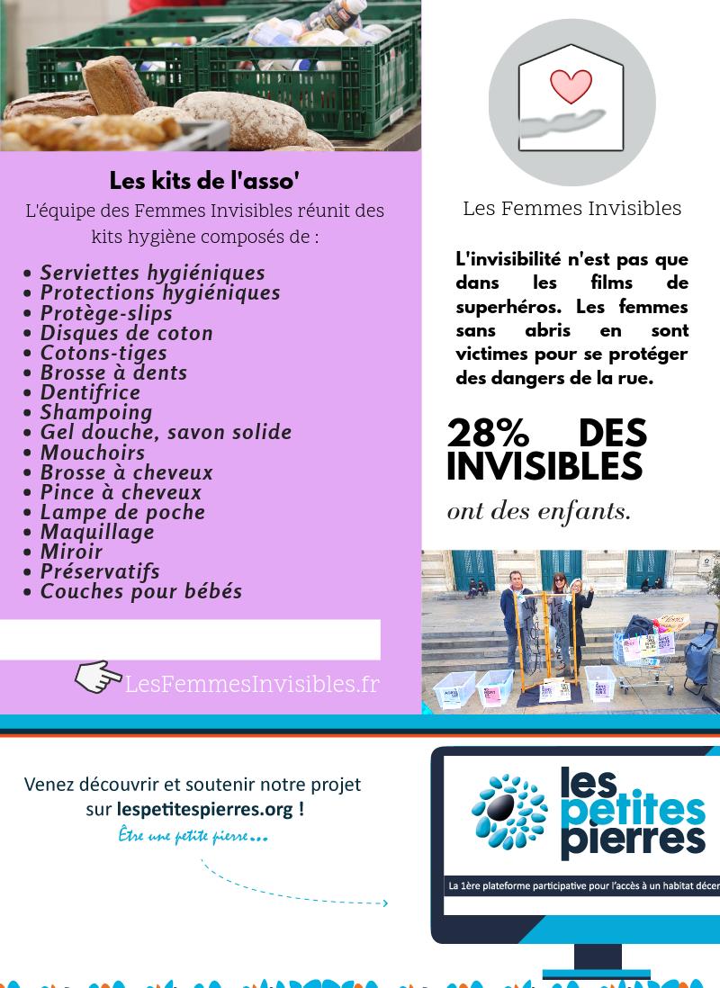 IMPORTANT:nous manquons de produits pour constituer nos kits. 
🚨 CAMPAGNE DE #DONS : DES KITS D'ÉTÉ POUR LES #FEMMES SANS-ABRI.
❤ 'Les Petites Pierres' DOUBLE VOTRE DON
⚠️ Nous avons besoin de vous. Aidez-Nous sur : bit.ly/30gfDXD
Partagez :) #Solidarité #SDF #Humanité