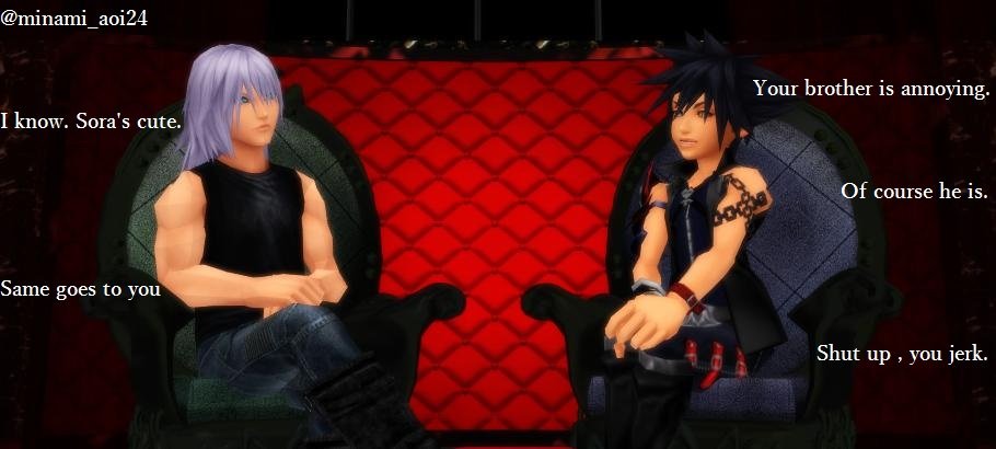 minami_aoi24's tweet photo. KH AU where Repliku and Vanitas are rivals but they've been dating for 2 years.
#MMD #KingdomHearts #replivan https://t.co/kaWH13Lf9q