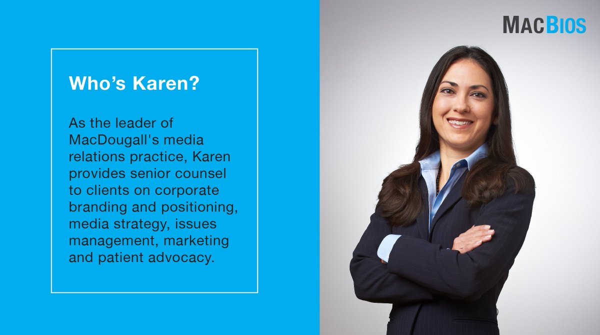 macdougallbio's tweet photo. Learn more about the MacDougall team, and our Managing Director, Karen! https://t.co/hgs70tfhRr Join our team! https://t.co/5CTiZEI39q #MacBios
#MacBioCom #MacDougallbio #Biotech #Munich #Boston #Careers #Biotechculture #Investorrelations #Publicrelations https://t.co/5t0R55wuCk