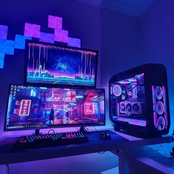 kaidoio's tweet photo. Blue and purple setups are dime a dozen, but this one is executed perfectly! u/brodiebr ‘s setup! https://t.co/wXBKodRyOp https://t.co/IY24DjNVja