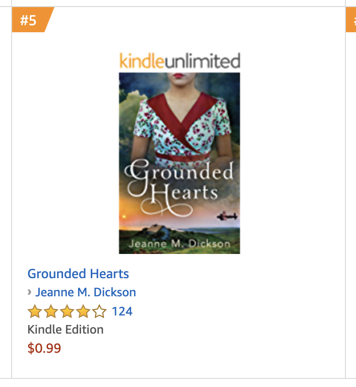 jmdickson1's tweet photo. So excited! Grounded Hearts, my RWA Rita Finalist book is on sale! I'm so grateful for all good reviews!

"...Exciting, romantic, funny…Don’t miss Grounded Hearts! I loved this book.” —@sarahsundin author of the Waves of Freedom
https://t.co/urYzXqxWD2
Image may contain: text https://t.co/YvJrK7rjeE