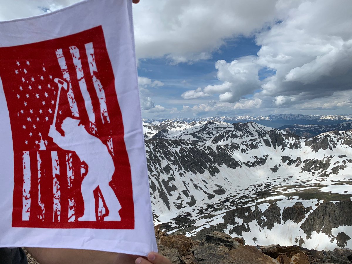 KHOPKINSMSF's tweet photo. This is a picture from Kenny’s cousin, Johnny. He is in Colorado and this picture was taken at the peak of Quandary! Isn’t it beautiful? ❤️ 

Quandary Peak is the highest summit of the Tenmile Range in the Rocky Mountains of North America. https://t.co/41l1wOPh6B