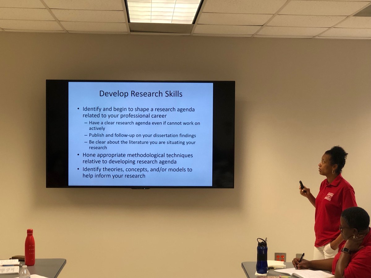 “Have a clear research agenda.” Dr. Barbara J. Johnson