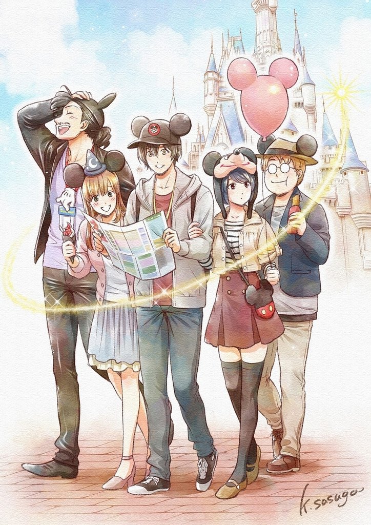 On Twitter Oh Great Bakemonogatari X Mickey Mouse