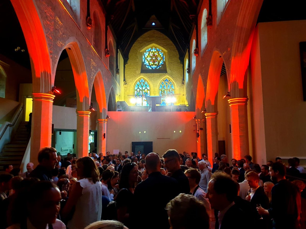 Tonight’s party celebrating our 2019 National Award winners at the <a href="/GardenMuseumLDN/">Garden Museum</a> - a huge thank you to our sponsors <a href="/ArperOfficial/">Arper</a>, @TaittingerUK and <a href="/GrupoCosentino/">Cosentino</a> #RIBAAwards