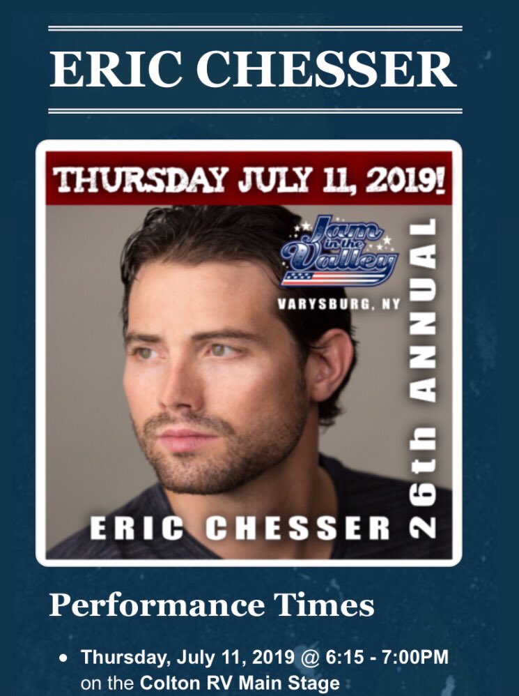 EricChesser1's tweet photo. See y’all tomorrow at @JITV_19!! #JiTV2019 #JamintheValley 🤠☀️🇺🇸 https://t.co/tFGQmeEAjh